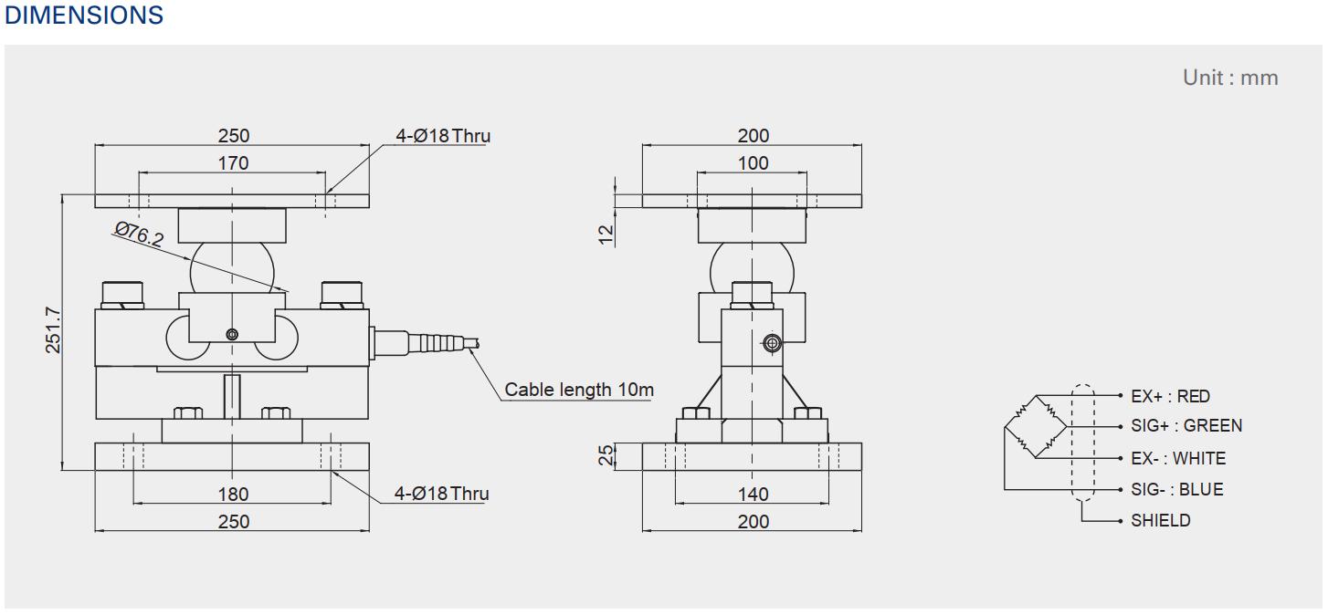 Loadcell CDSB Curiotec 1