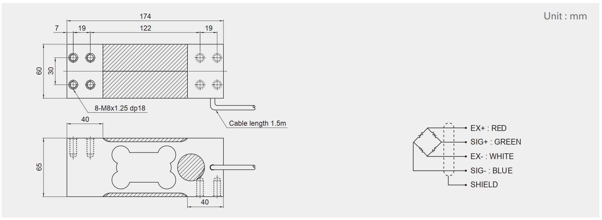 Loadcell CBCL Curiotec 1