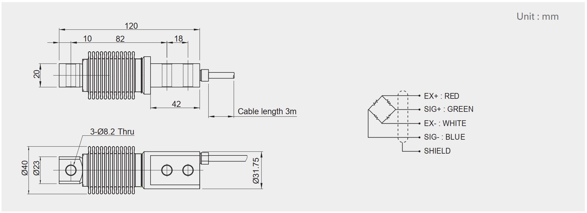 Loadcell CHBS Curiotec 1