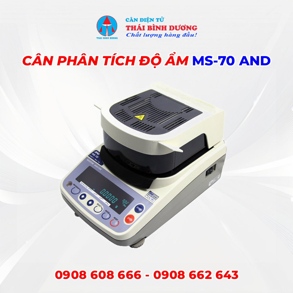 Cân phân tích độ ẩm MS-70 AND 1
