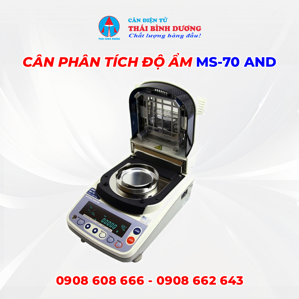 Cân Phân Tích Độ Ẩm MS-70 AND