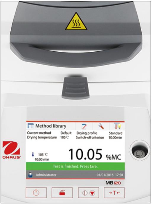 Cân sấy ẩm MB120 Ohaus 3