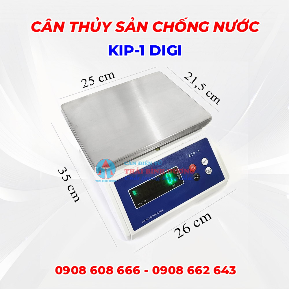 Cân thủy sản chống nước KIP-1 Digi 1