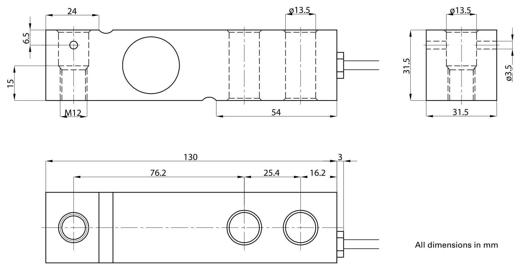 Loadcell Thames Side 350N 1