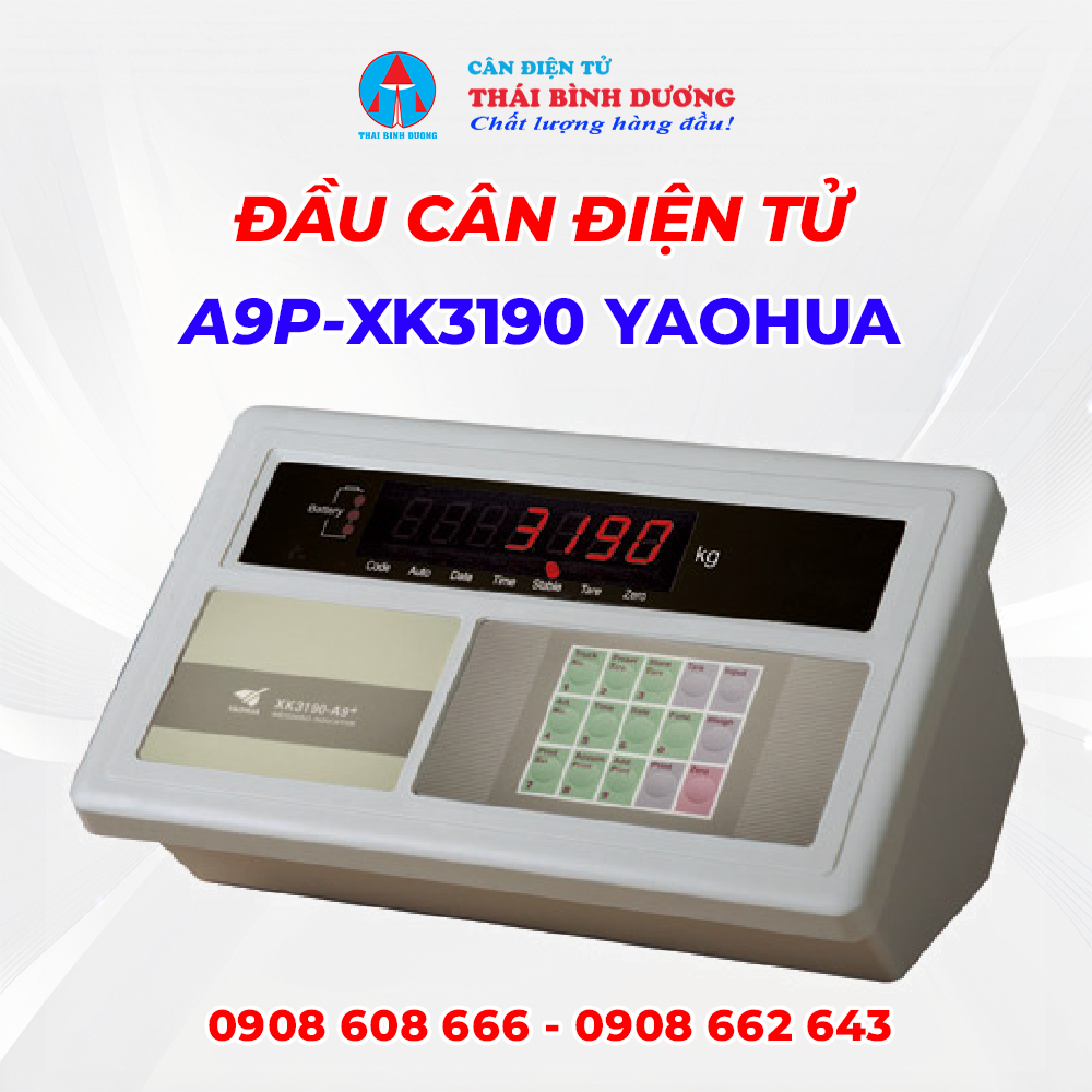Đầu Cân Điện Tử A9P-XK3190 Yaohua