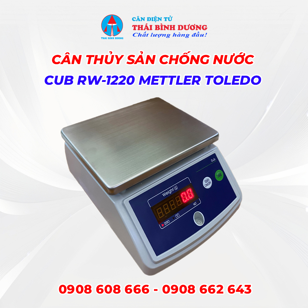 Cân Thủy Sản Chống Nước CUB RW-1220 Mettler Toledo