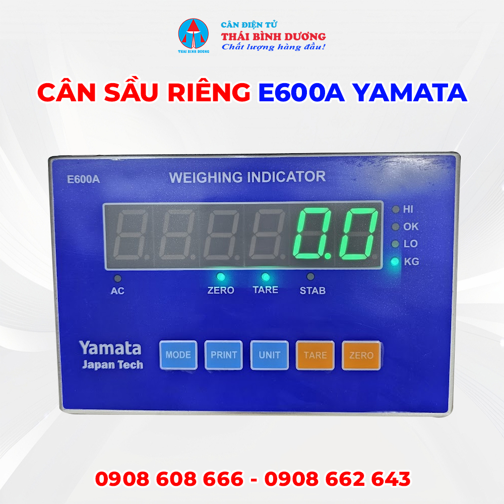 Cân sầu riêng E600A Yamata 1