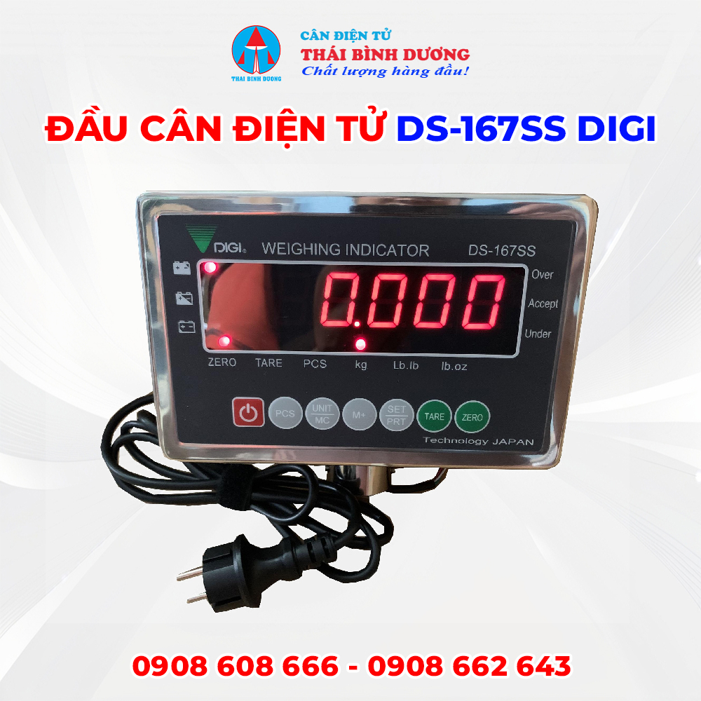Đầu Cân Điện Tử DS-167SS Digi