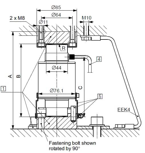 Loadcell HBM C16AC3 1