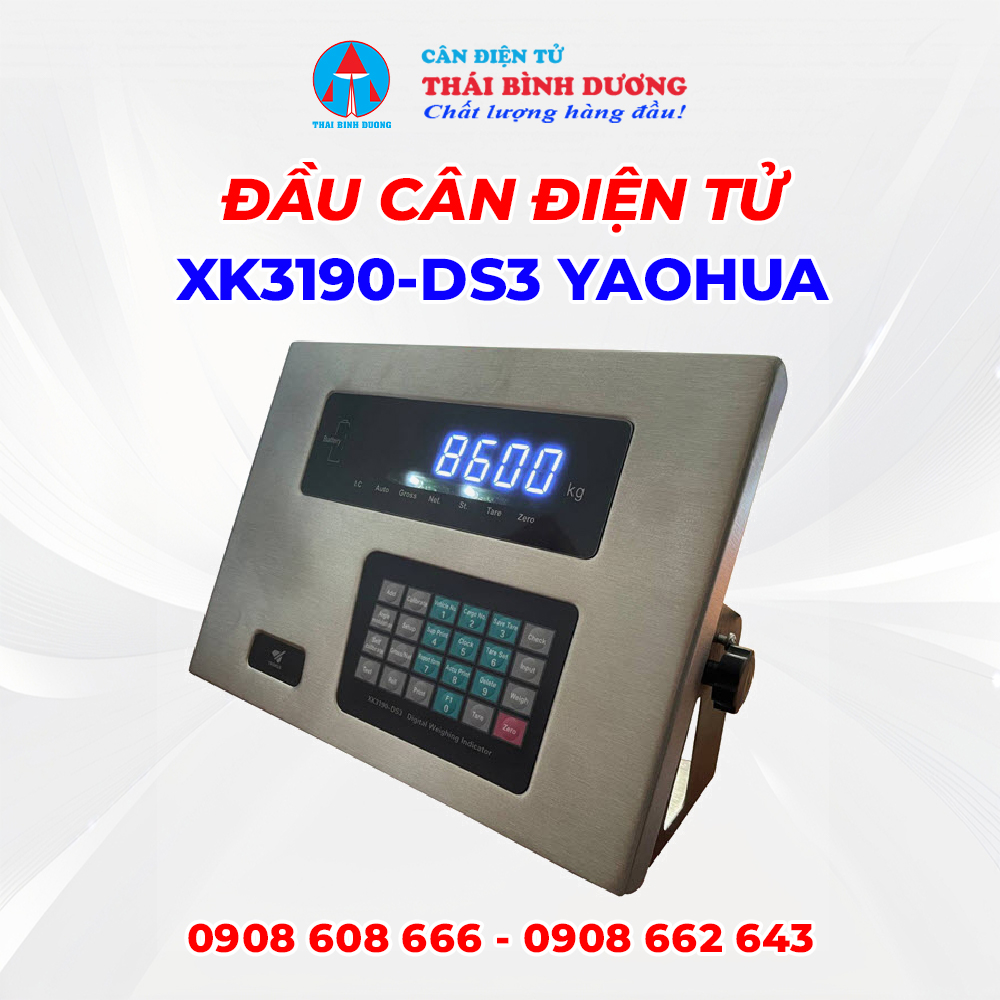 Đầu Cân Điện Tử XK3190-DS3 Yaohua