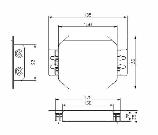 Hộp nối tín hiệu 4-6 cổng J4C-S USCells 1