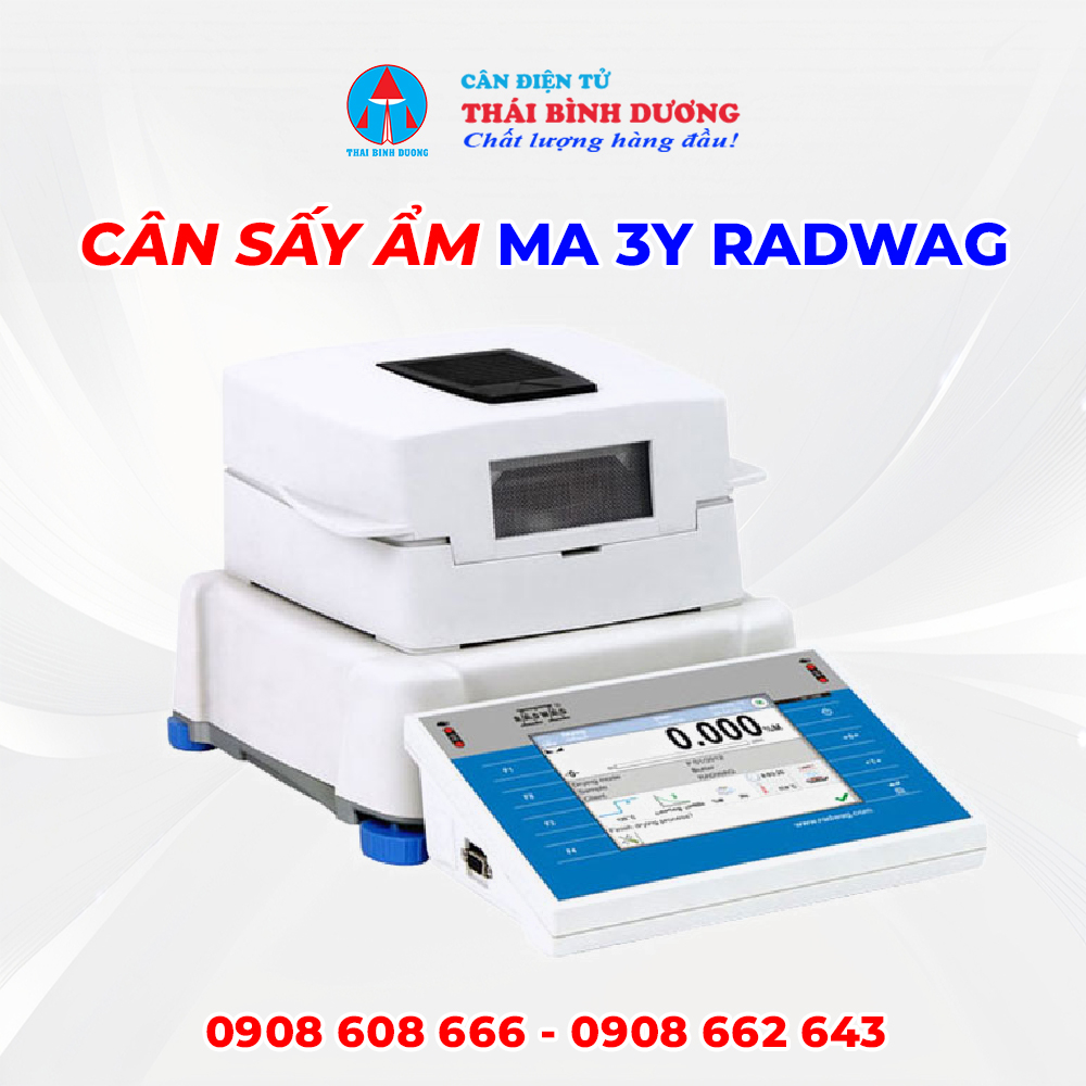 Cân Sấy Ẩm MA 3Y Radwag