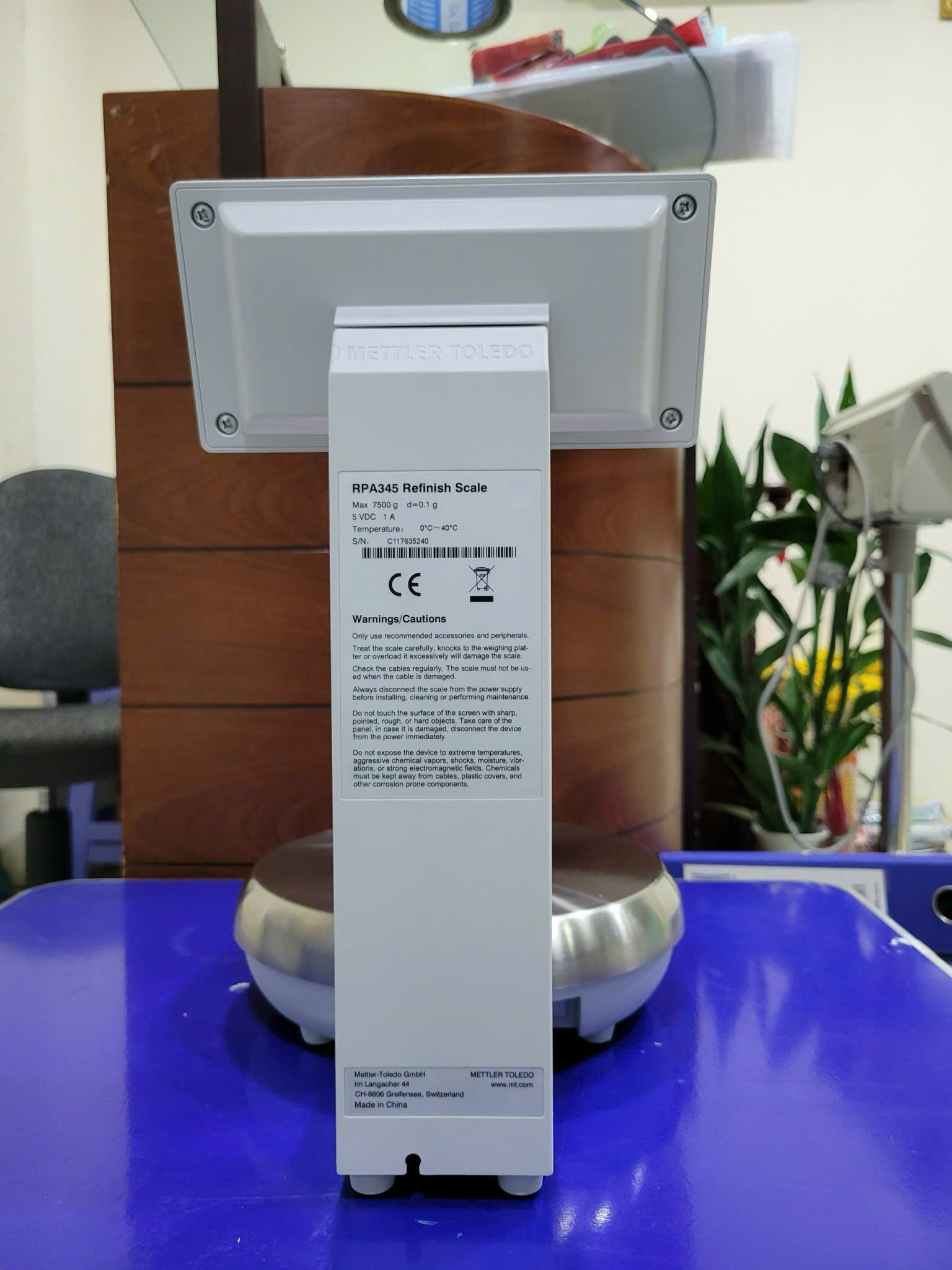 Cân Pha Sơn RPA345 Mettler Toledo 2