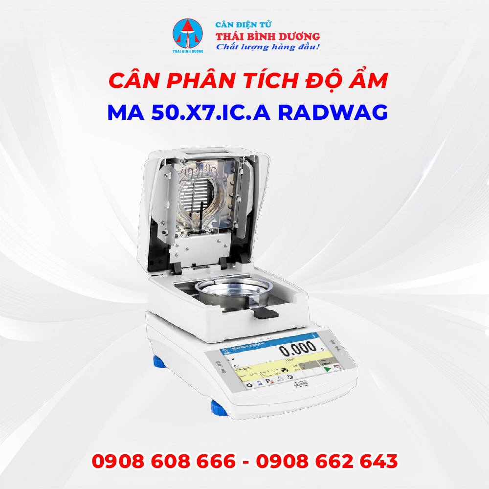 Cân Phân Tích Độ Ẩm MA 50.X7.IC.A Radwag
