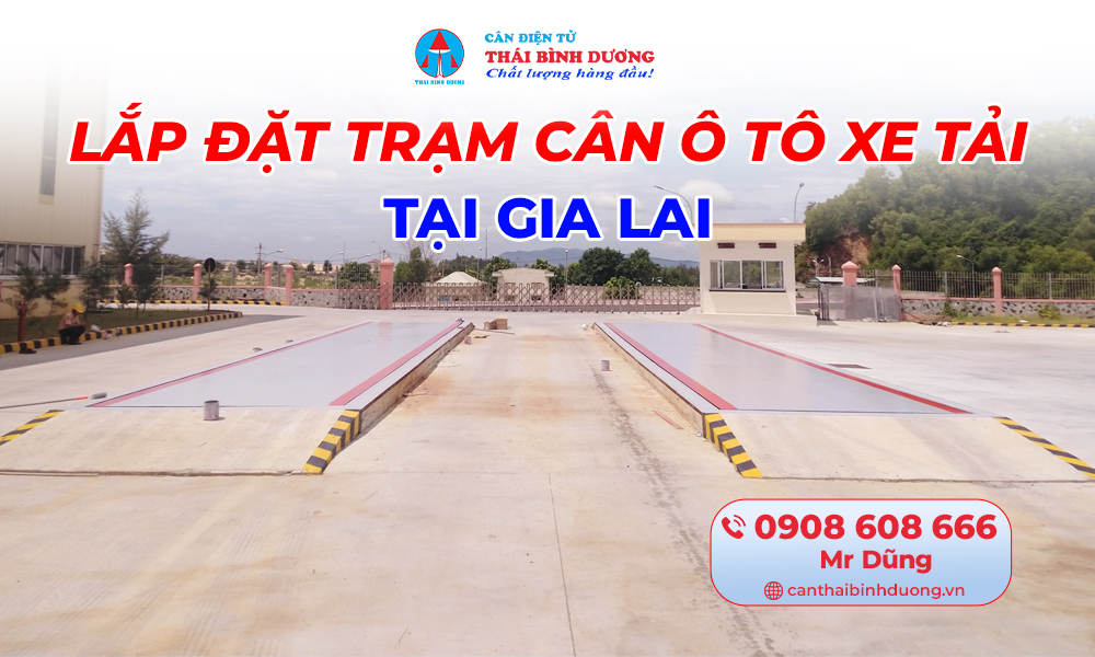 lắp đặt trạm cân ô tô xe tải tại Gia Lai