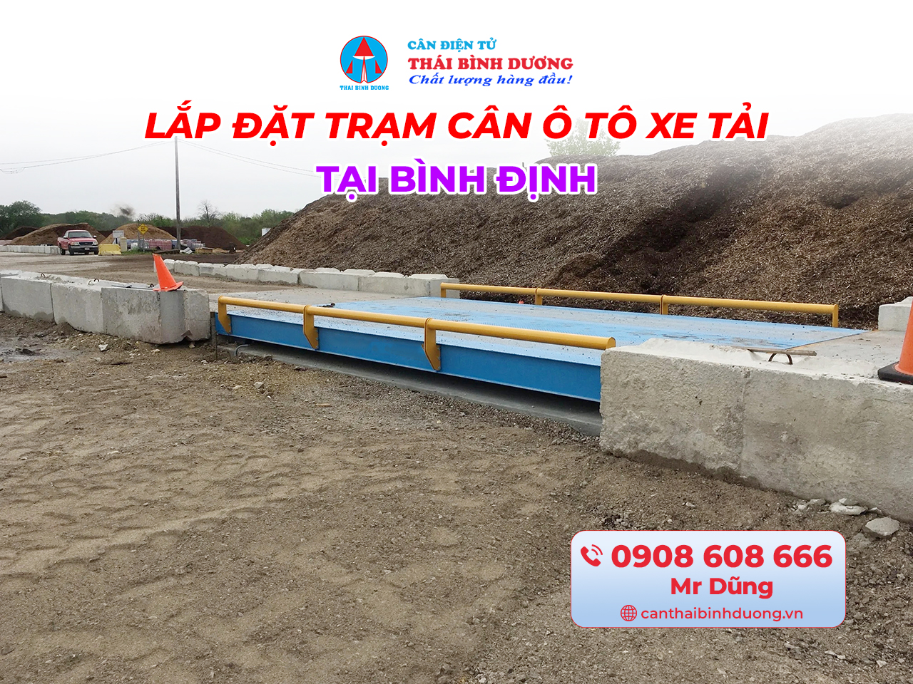 lắp đặt trạm cân ô tô xe tải Bình Định