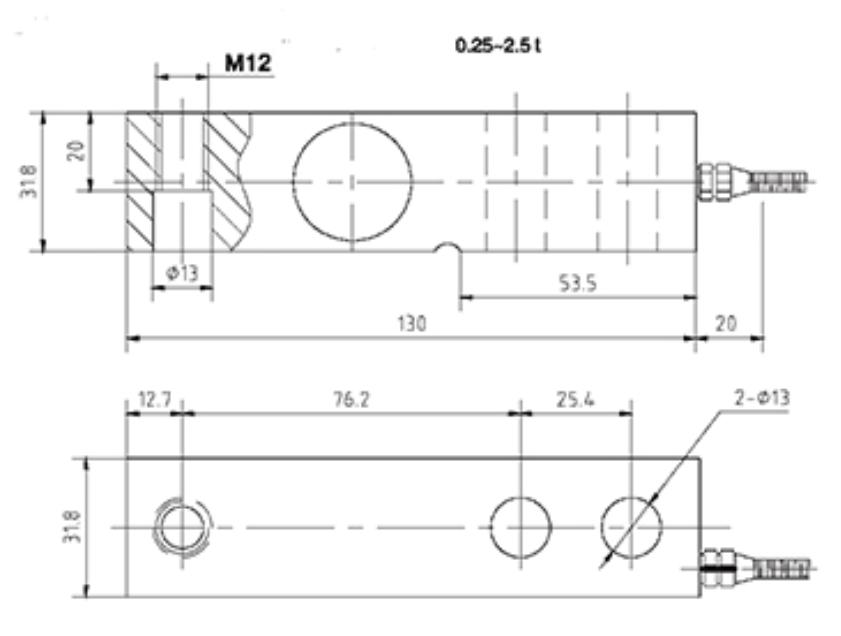 Loadcell SLB-D MKcells 3