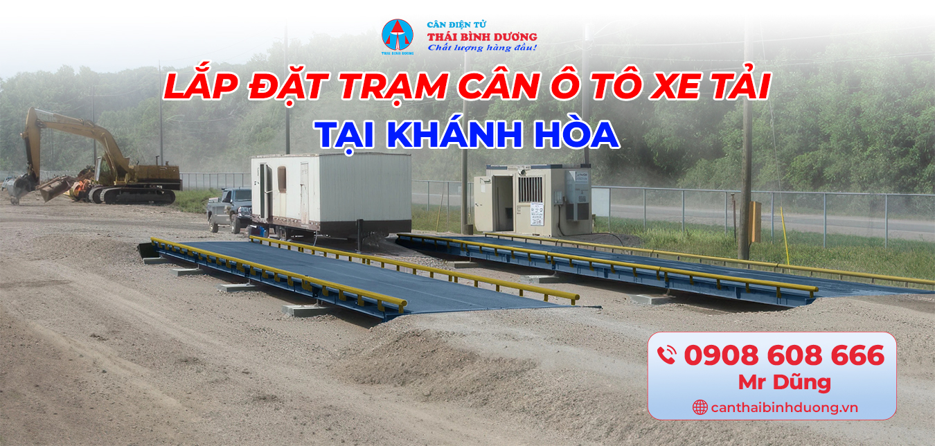 Lắp đặt trạm cân ô tô xe tải Khánh Hòa