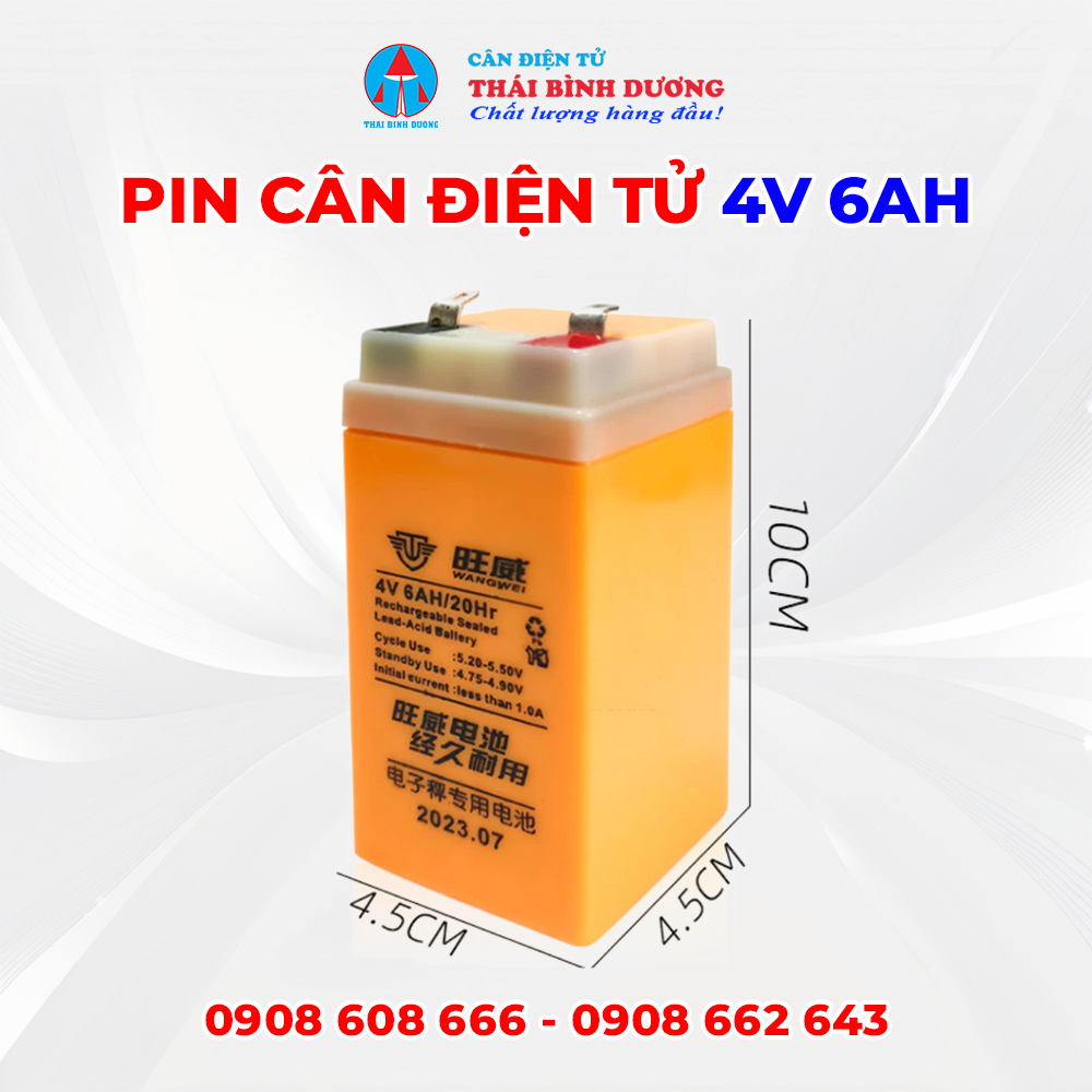 Pin Cân Điện Tử 4V 6AH