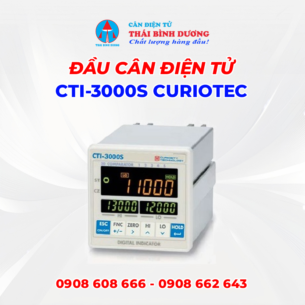 Đầu Cân Điện Tử CTI-3000S Curiotec