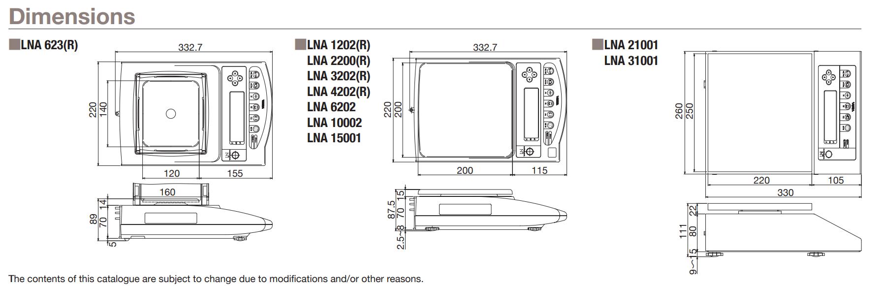 Cân Kỹ Thuật LNA Series Vibra 2