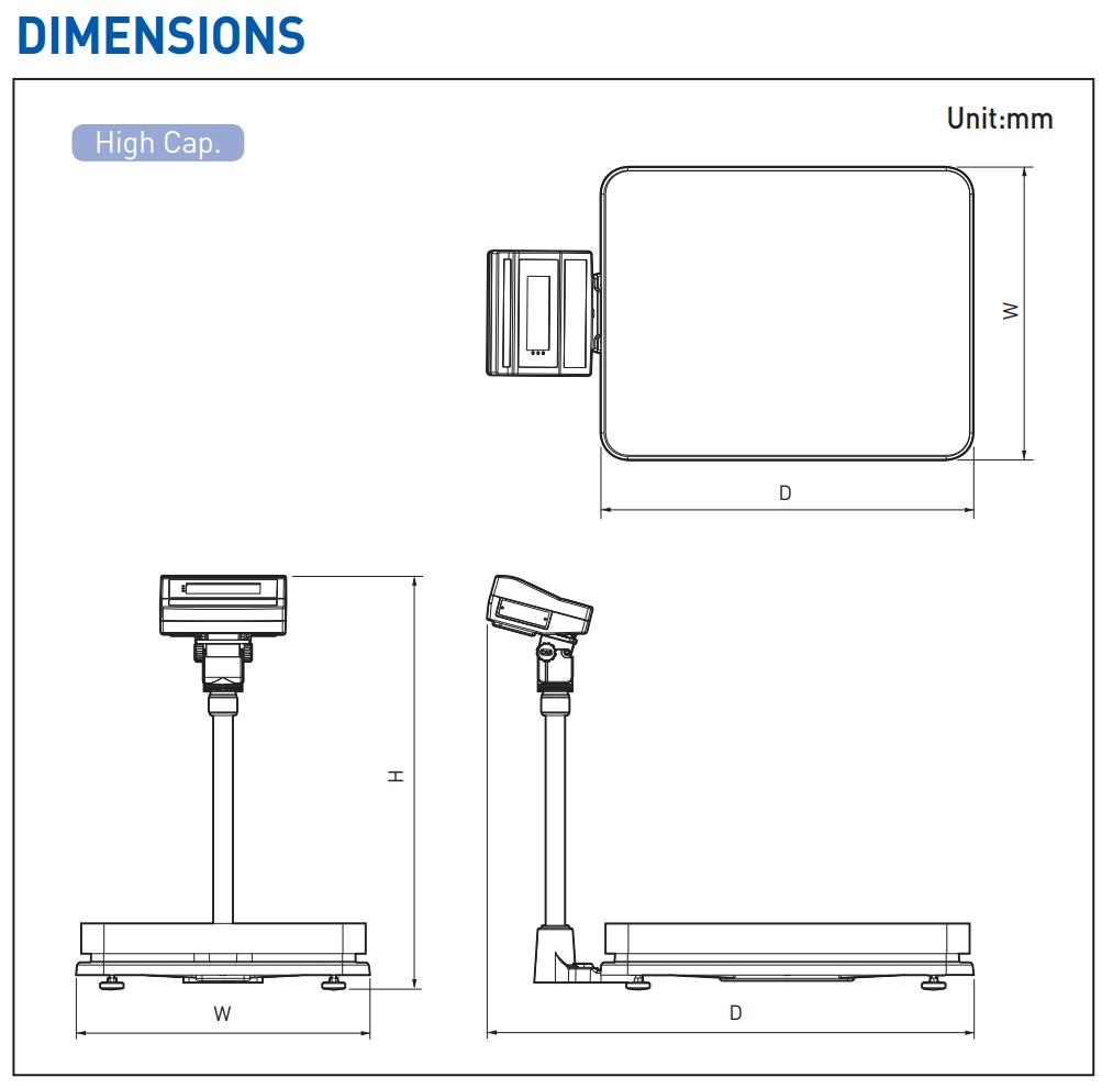 Cân Bàn Điện Tử DB-II CAS 1