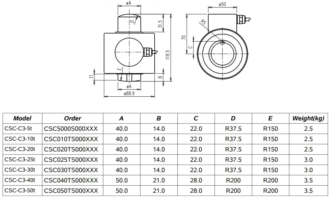 Loadcell CSC PT 1