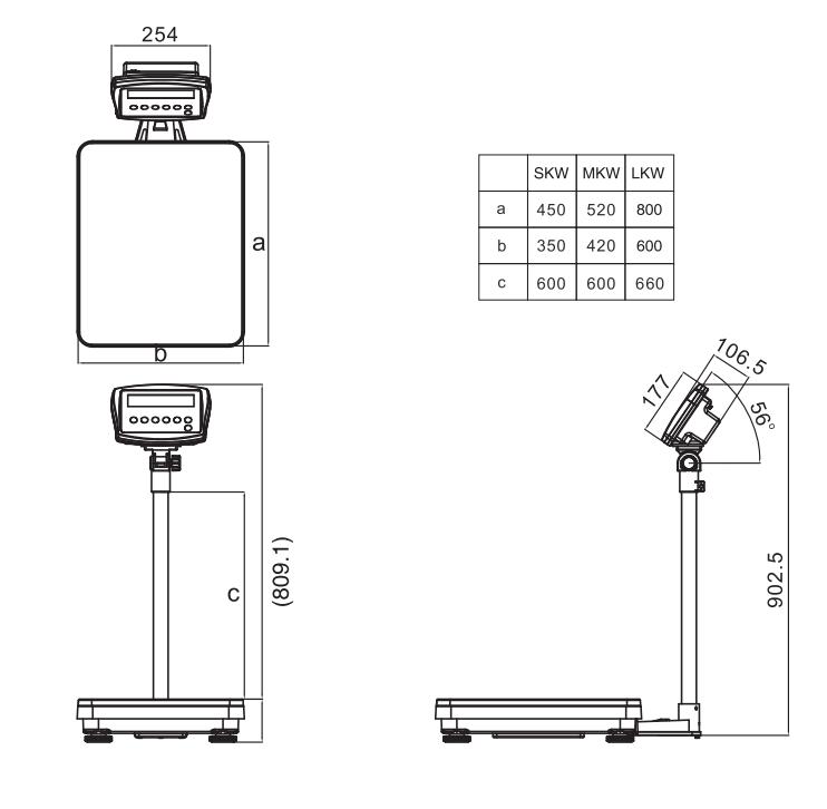 Cân Bàn Điện Tử KW T-Scale 1