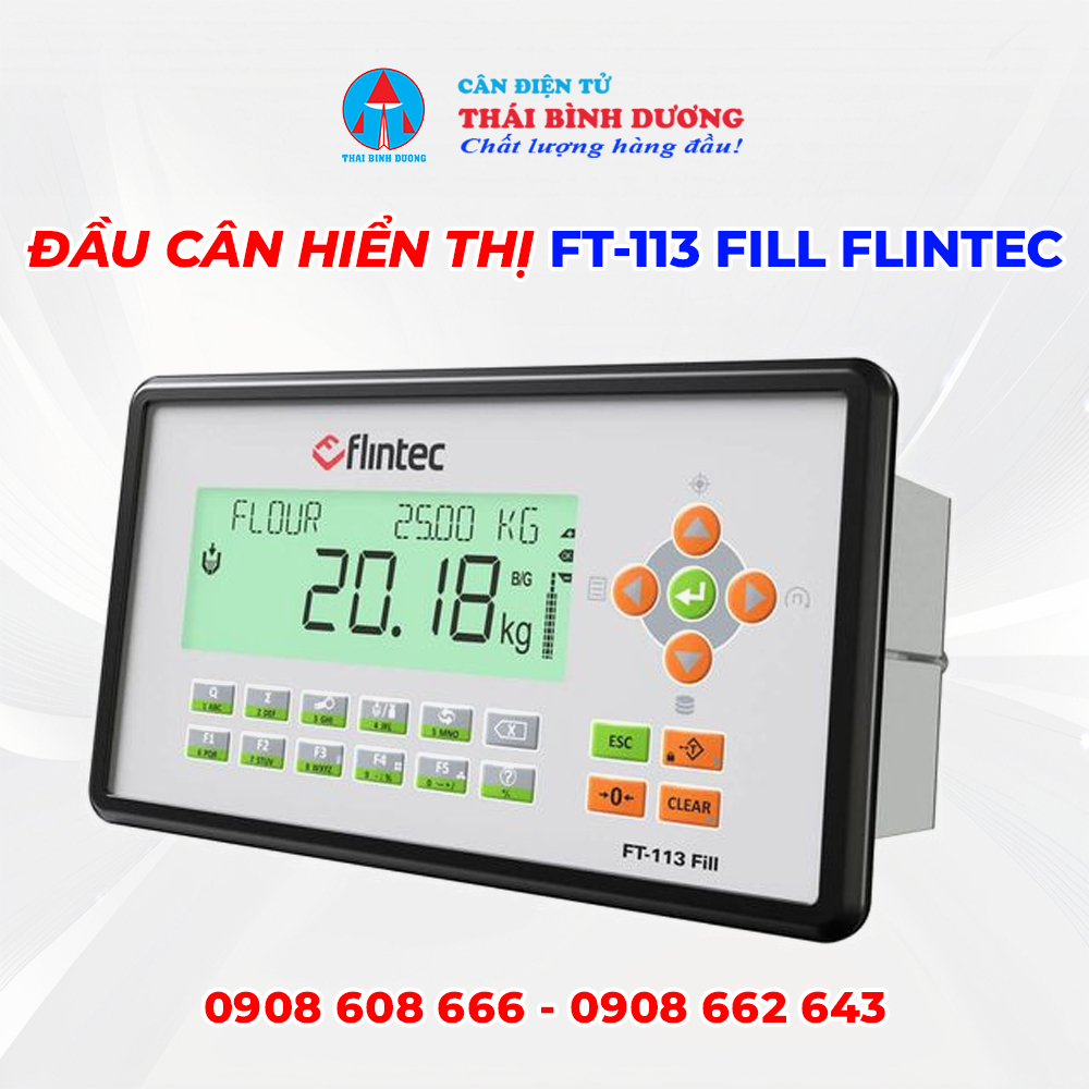 Đầu Cân Hiển Thị FT-113 Fill Flintec
