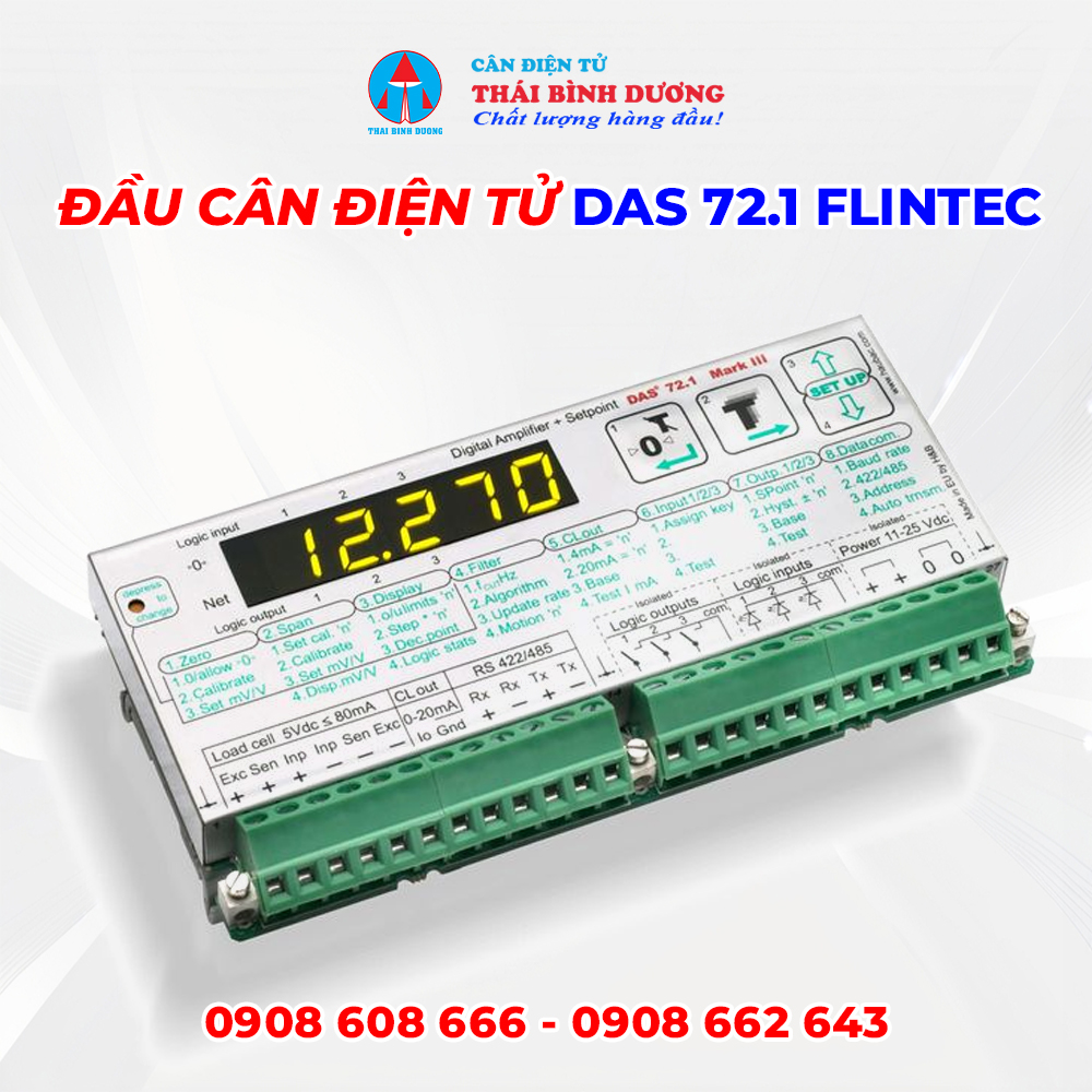 Đầu Cân Điện Tử DAS 72.1 Flintec