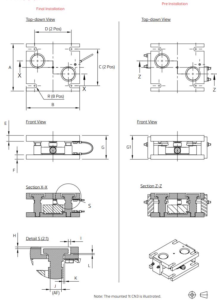 Loadcell CN3 Flintec 2