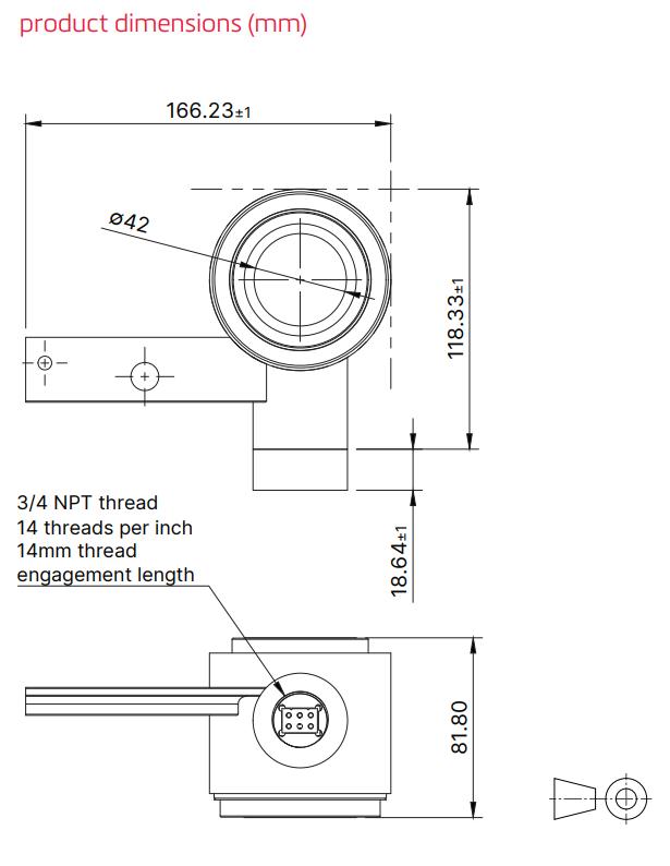 Loadcell Dạng Nén CC1 Flintec 1