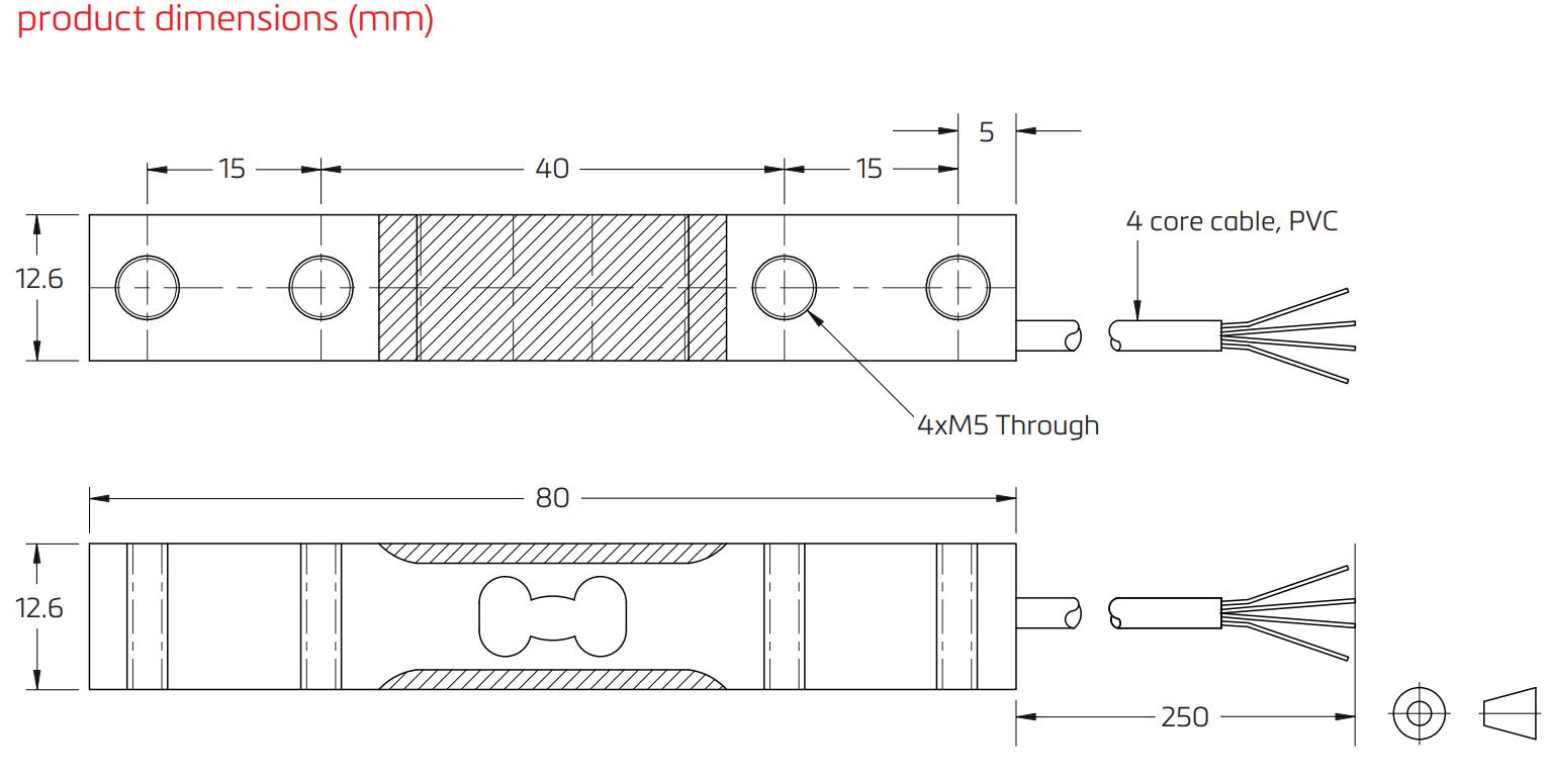 Loadcell PA1 Flintec 1