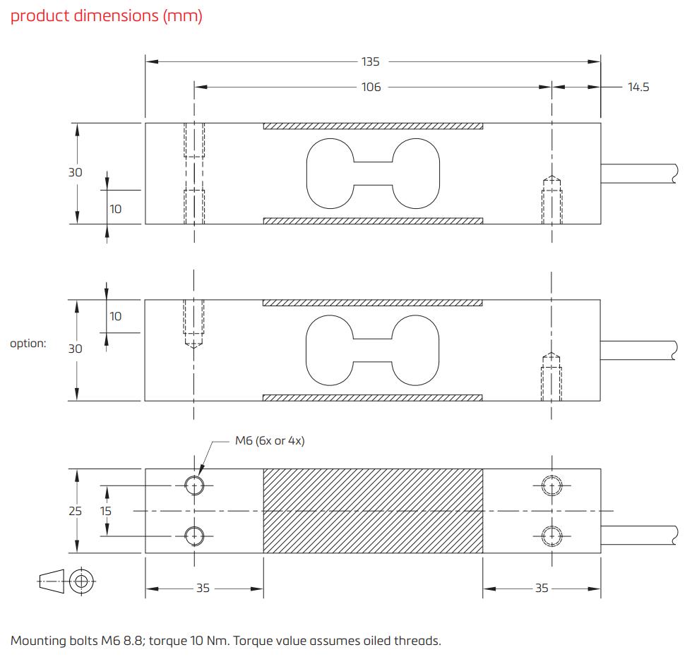 Loadcell PC30 Flintec 1