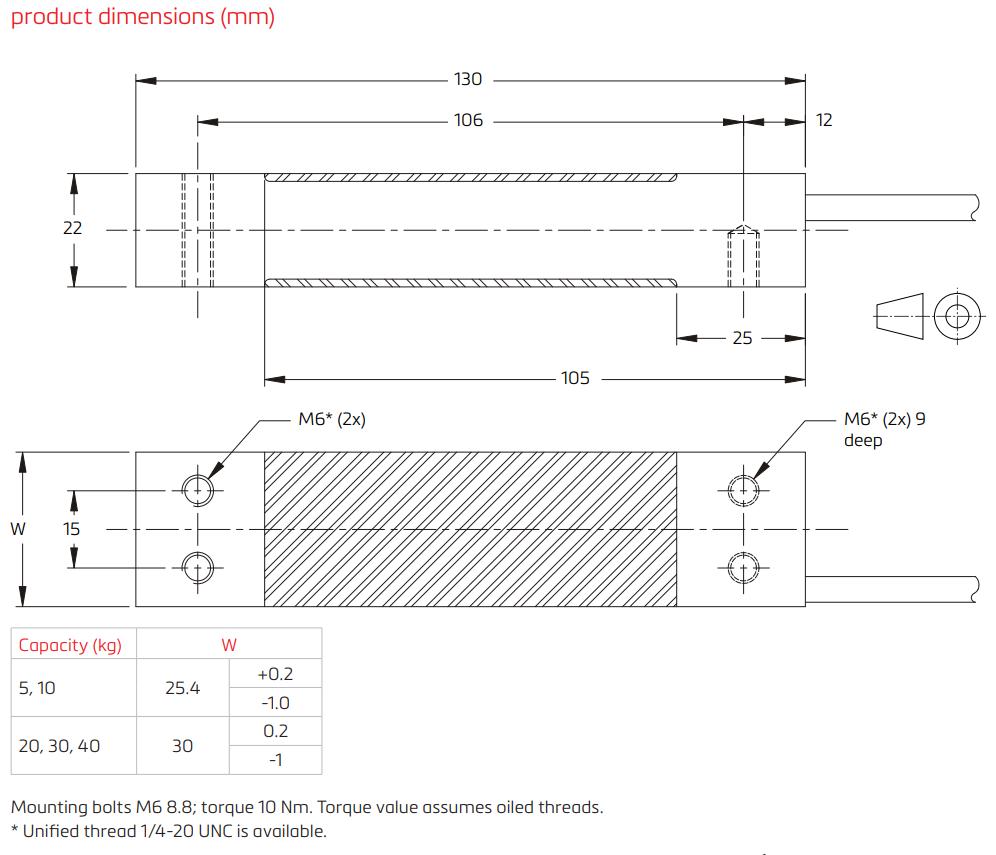 Loadcell PC22 Flintec 1