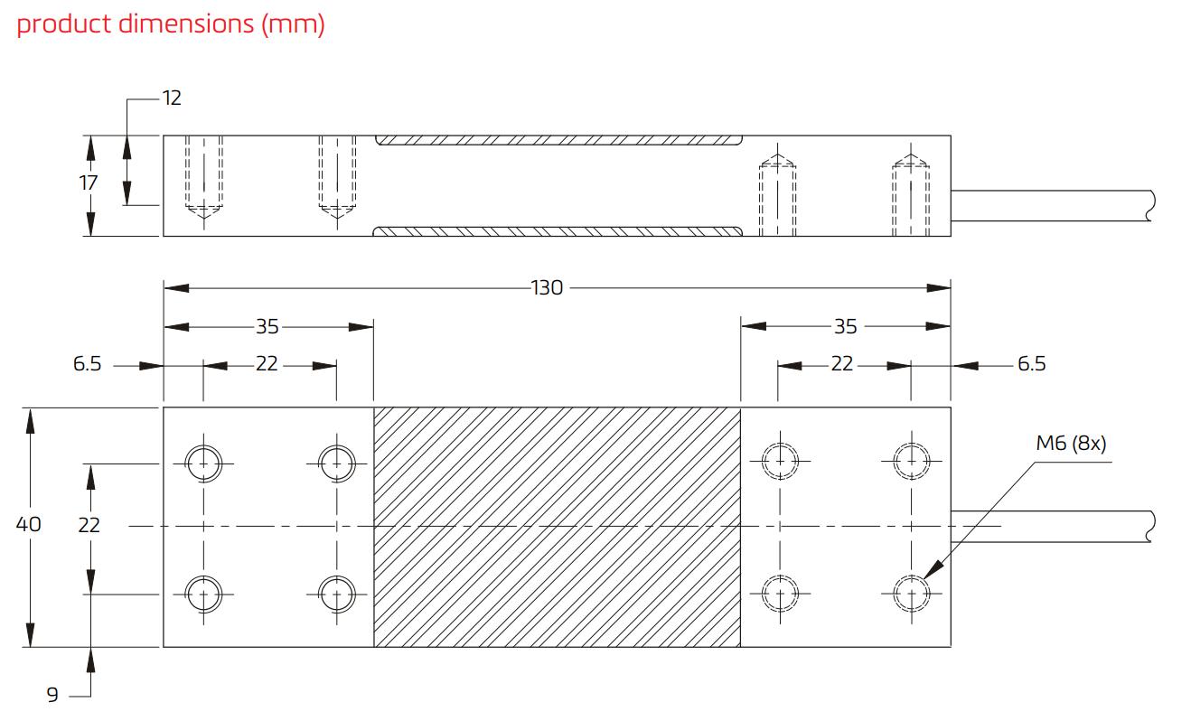 Loadcell PC52 Flintec 1