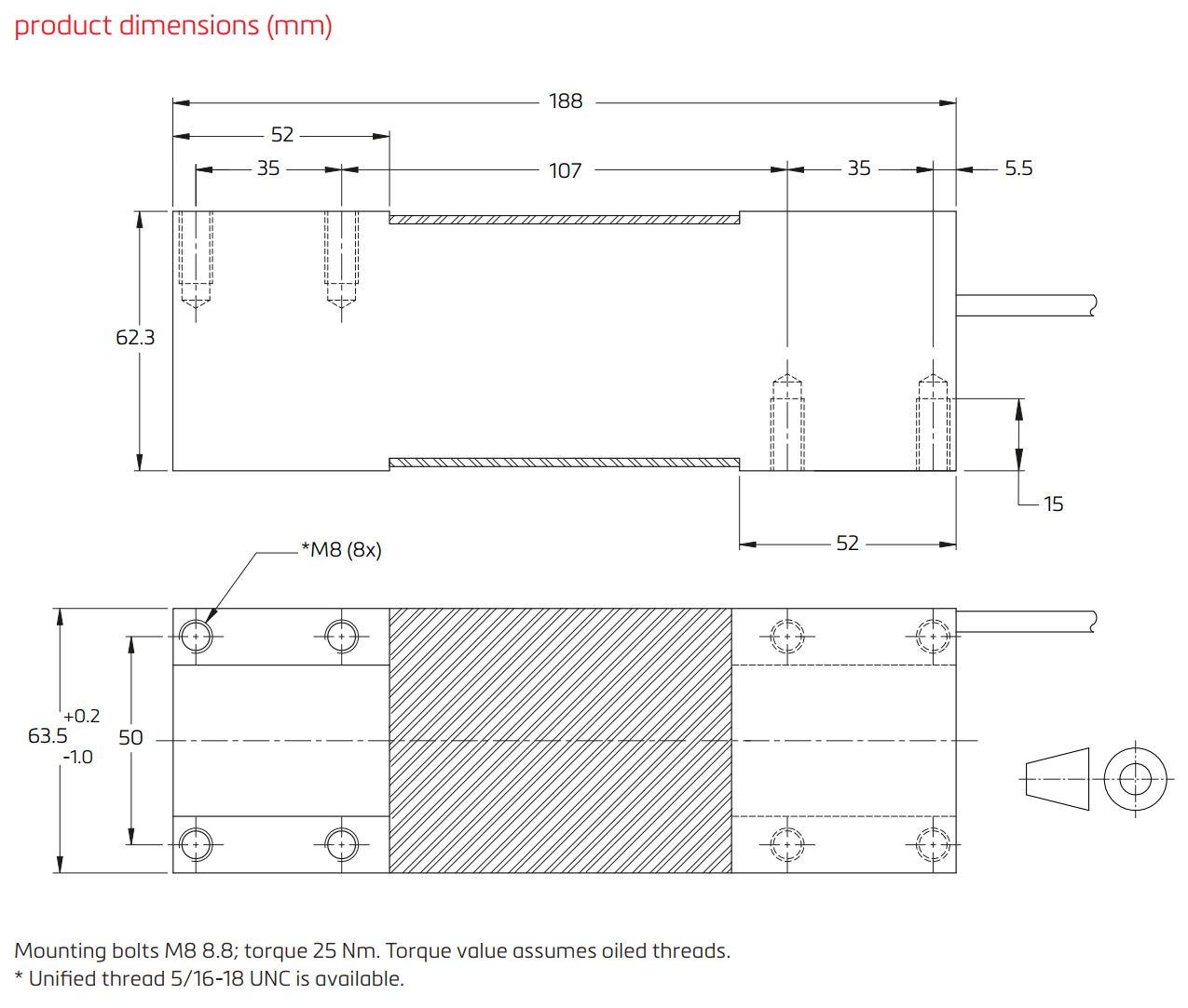 Loadcell PC60 Flintec 1