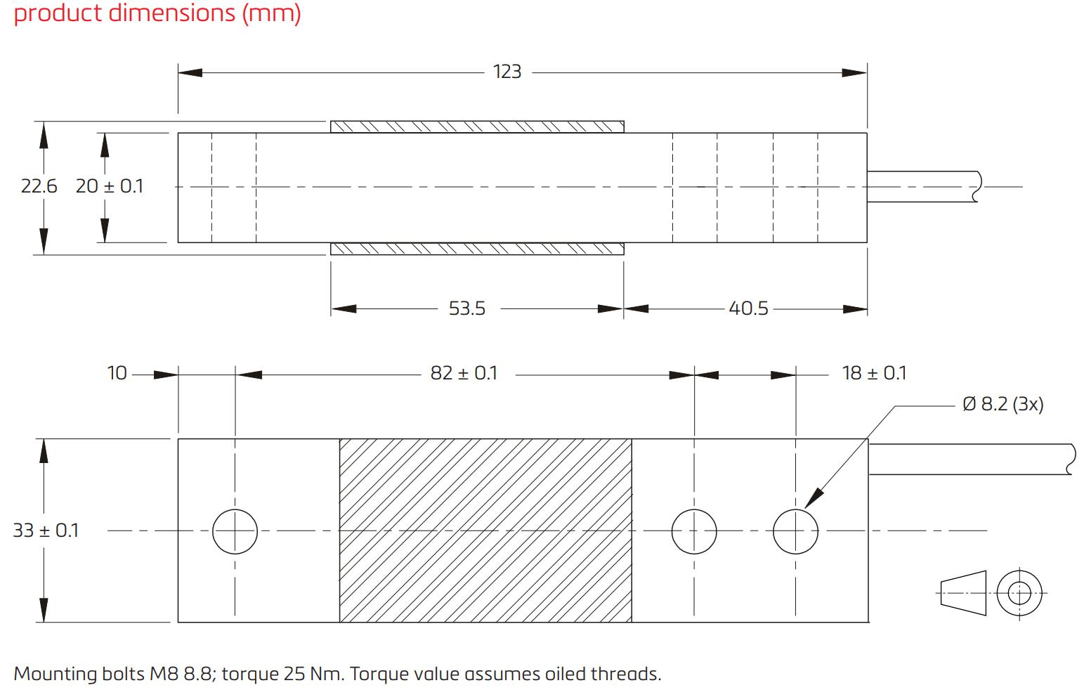 Loadcell SB61C Flintec 1