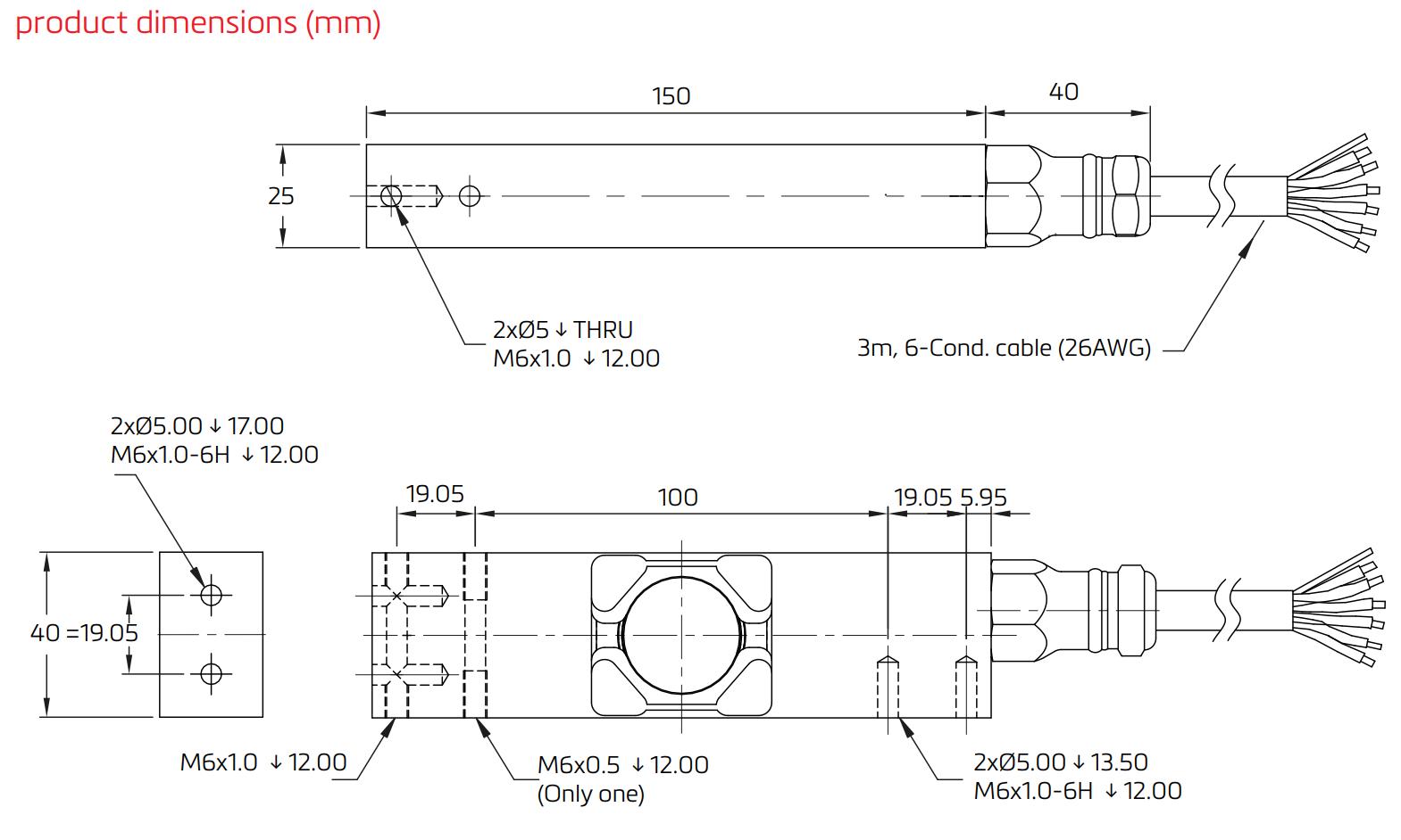 Loadcell PC4 Flintec 3