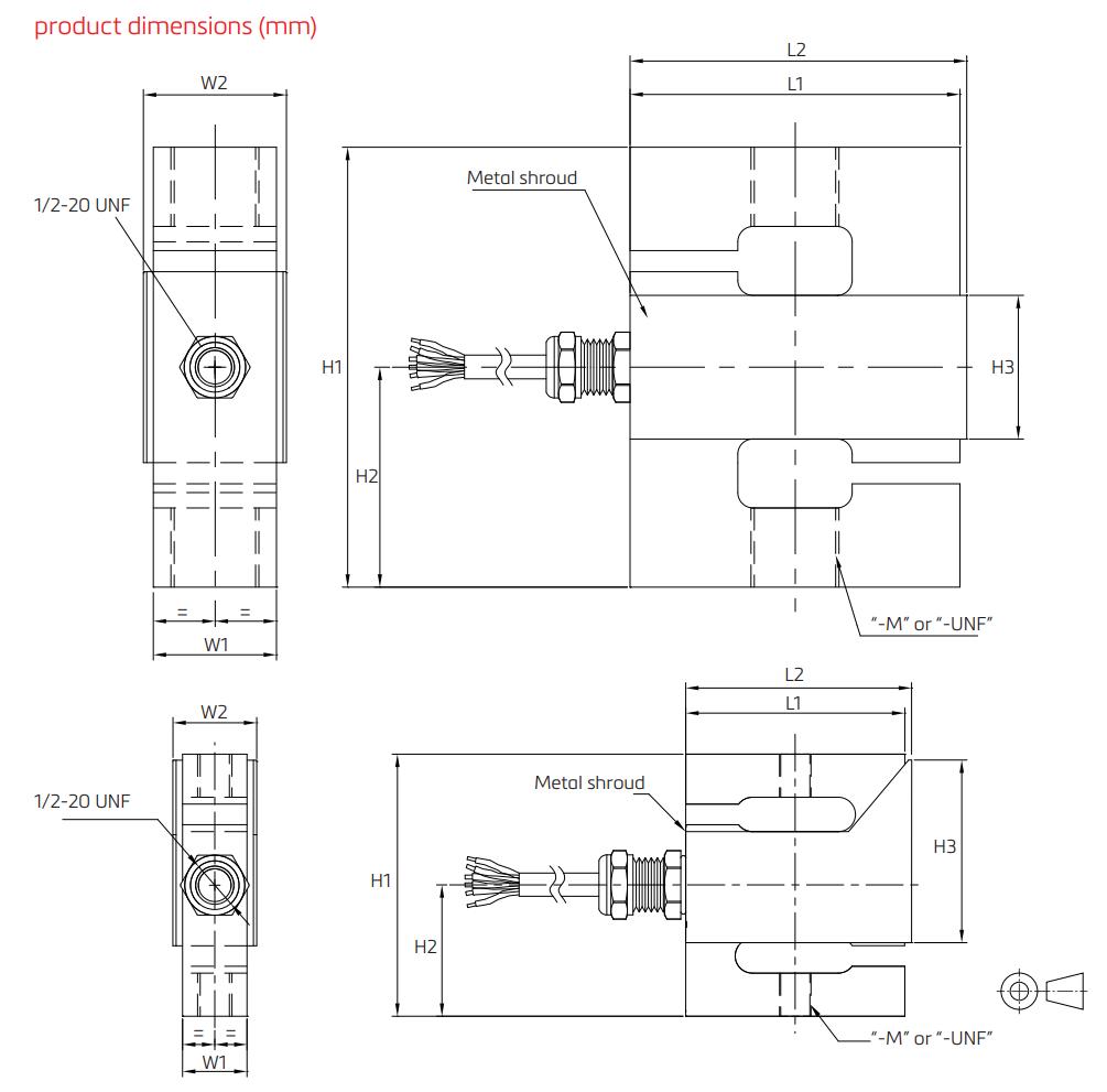 Loadcell Dạng Kéo UXT Flintec 1
