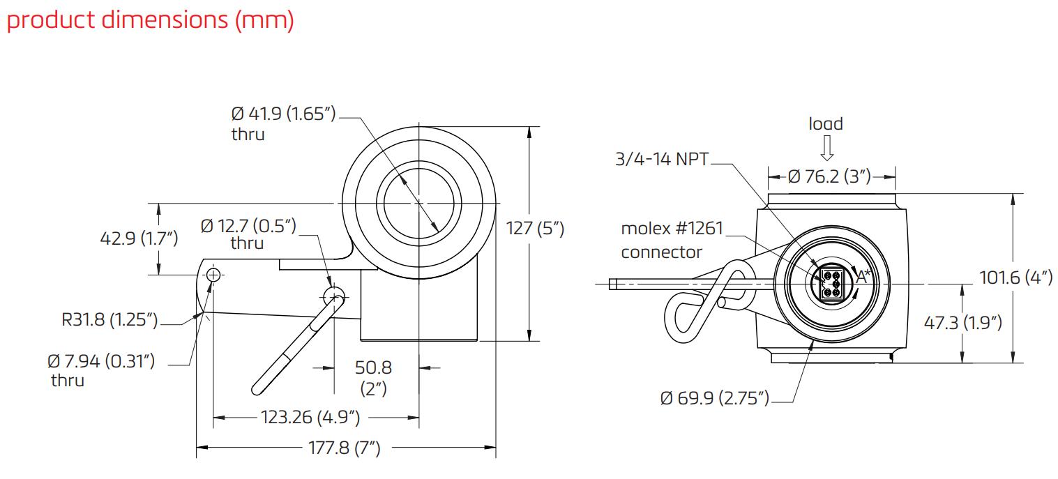 Loadcell Điều Khiển Bơm CC3 Flintec 1