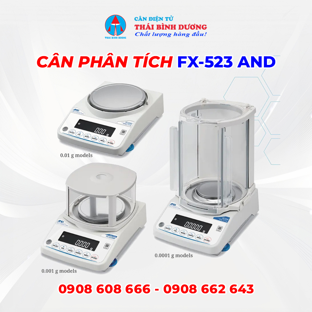 Cân Phân Tích FX-523 AND (520g x 0.001g)