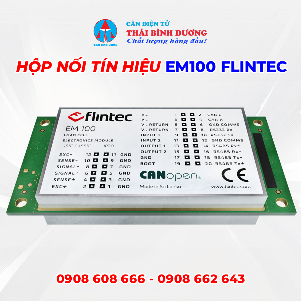 Hộp Nối Tín Hiệu EM100 Flintec