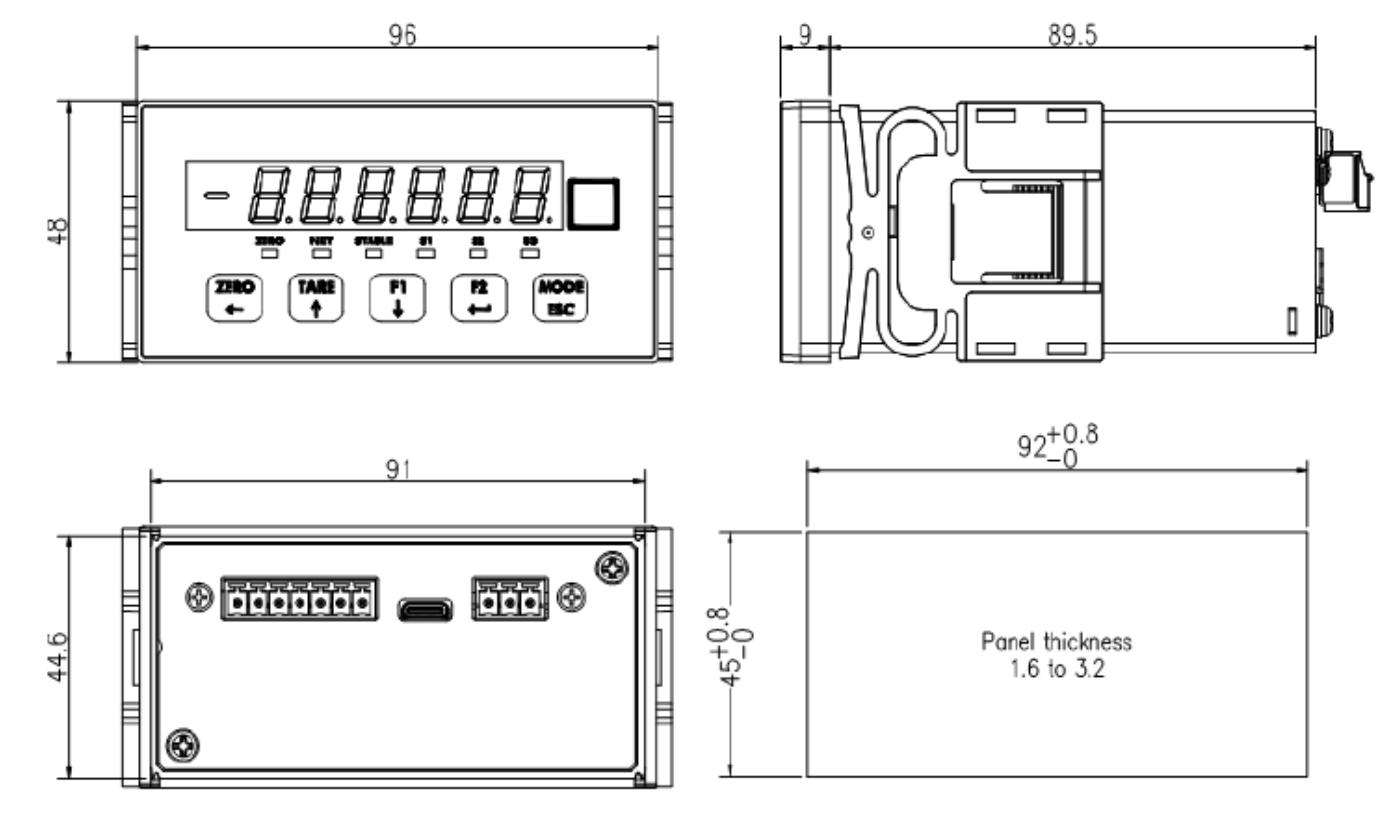 Đầu cân điện tử AD-4411 AND 1