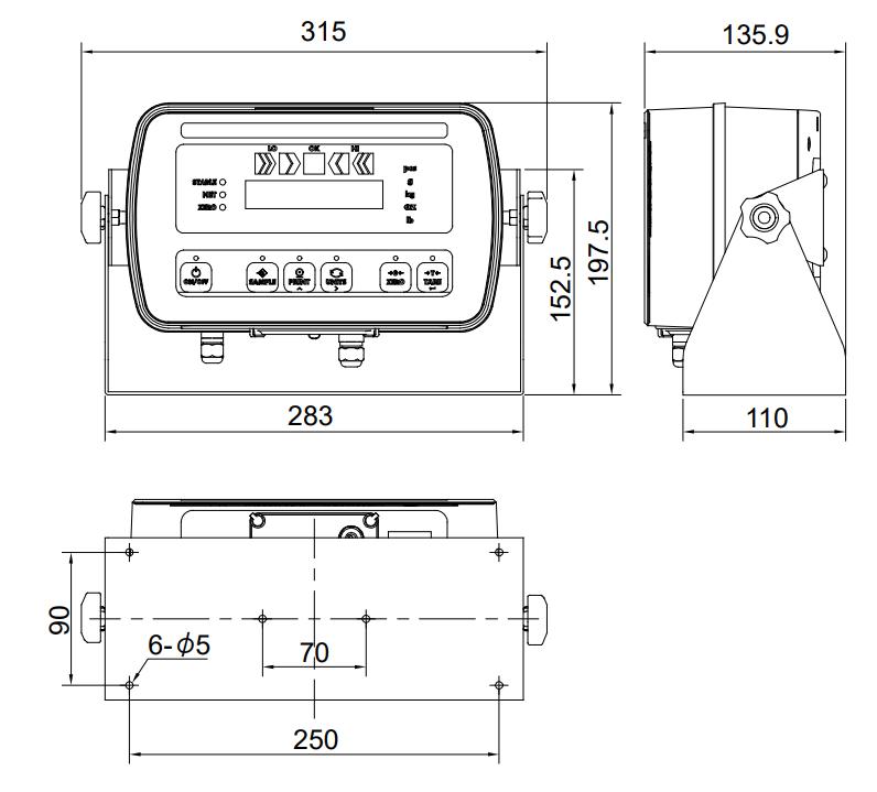 Cân bàn điện tử SW Series AND 2