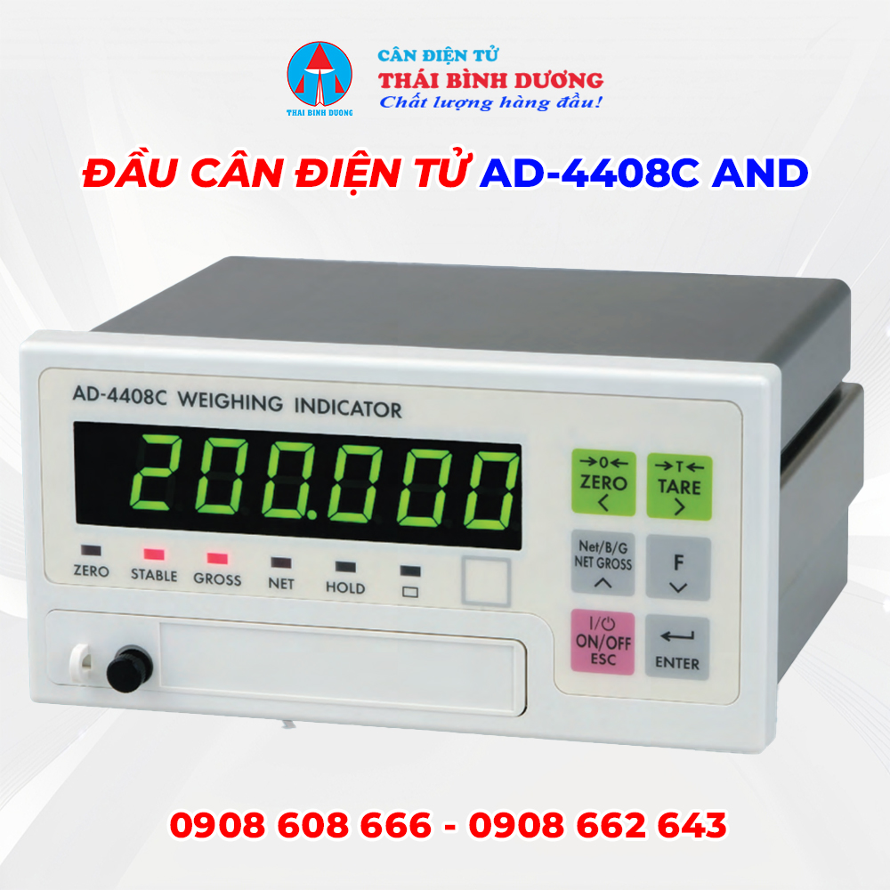 Đầu Cân Điện Tử AD-4408C AND