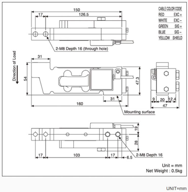 Loadcell LCB22 AND 1