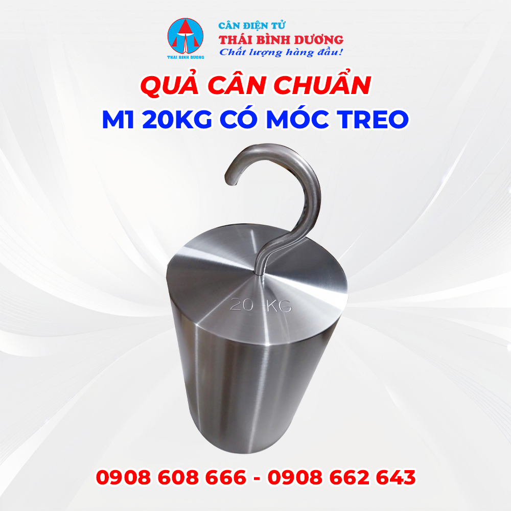 Quả Cân Chuẩn M1 20KG Có Móc Treo