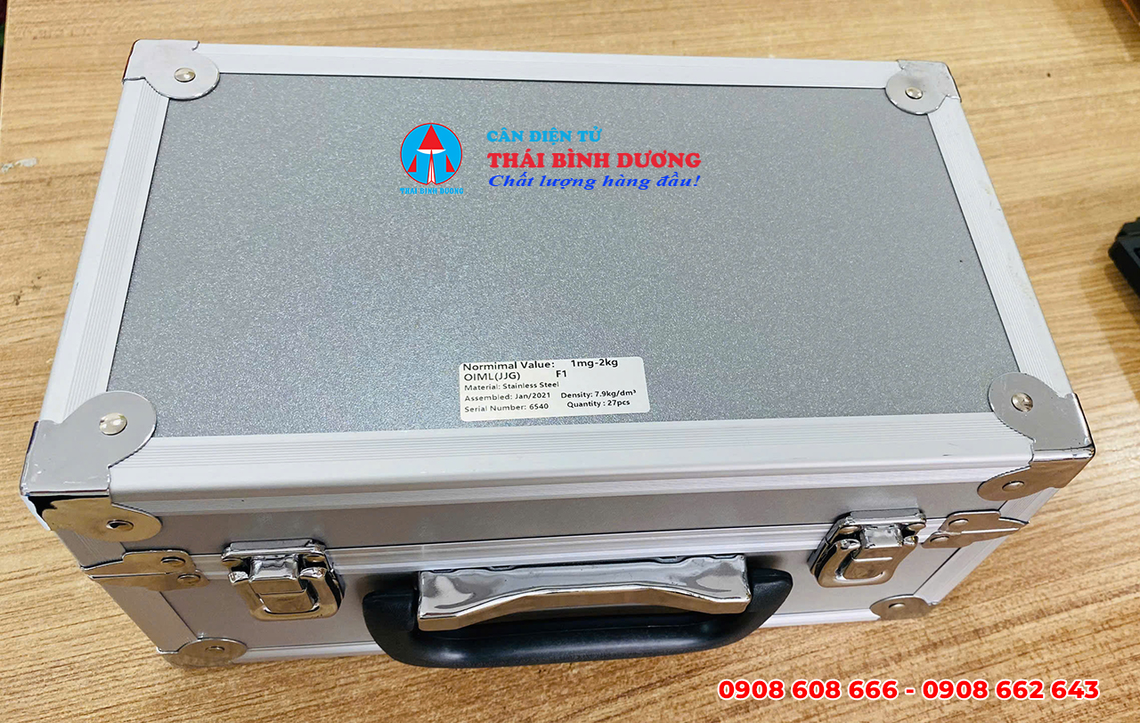 Hộp đựng quả cân chuẩn inox