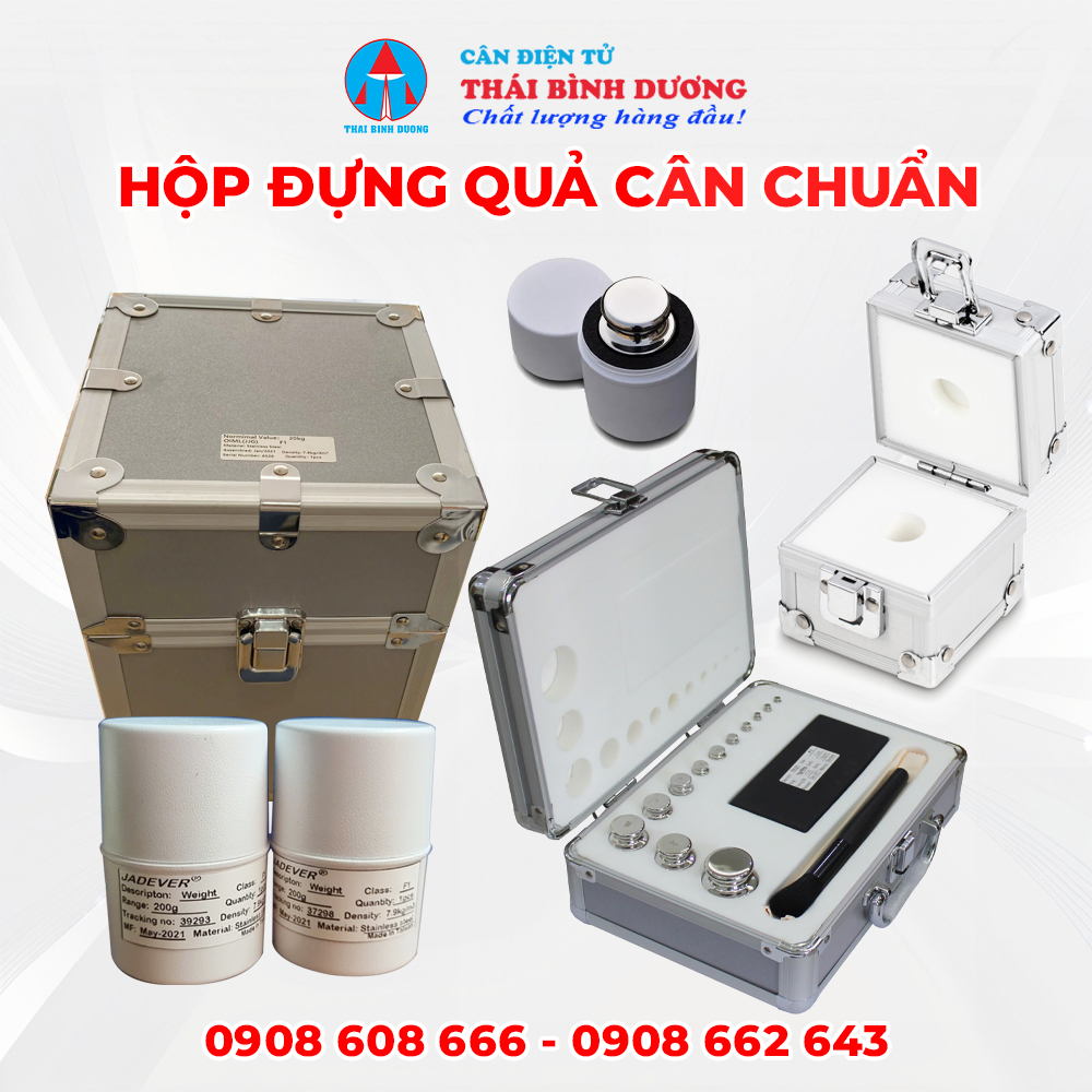 Hộp Đựng Quả Cân Chuẩn Inox Nhựa Gỗ